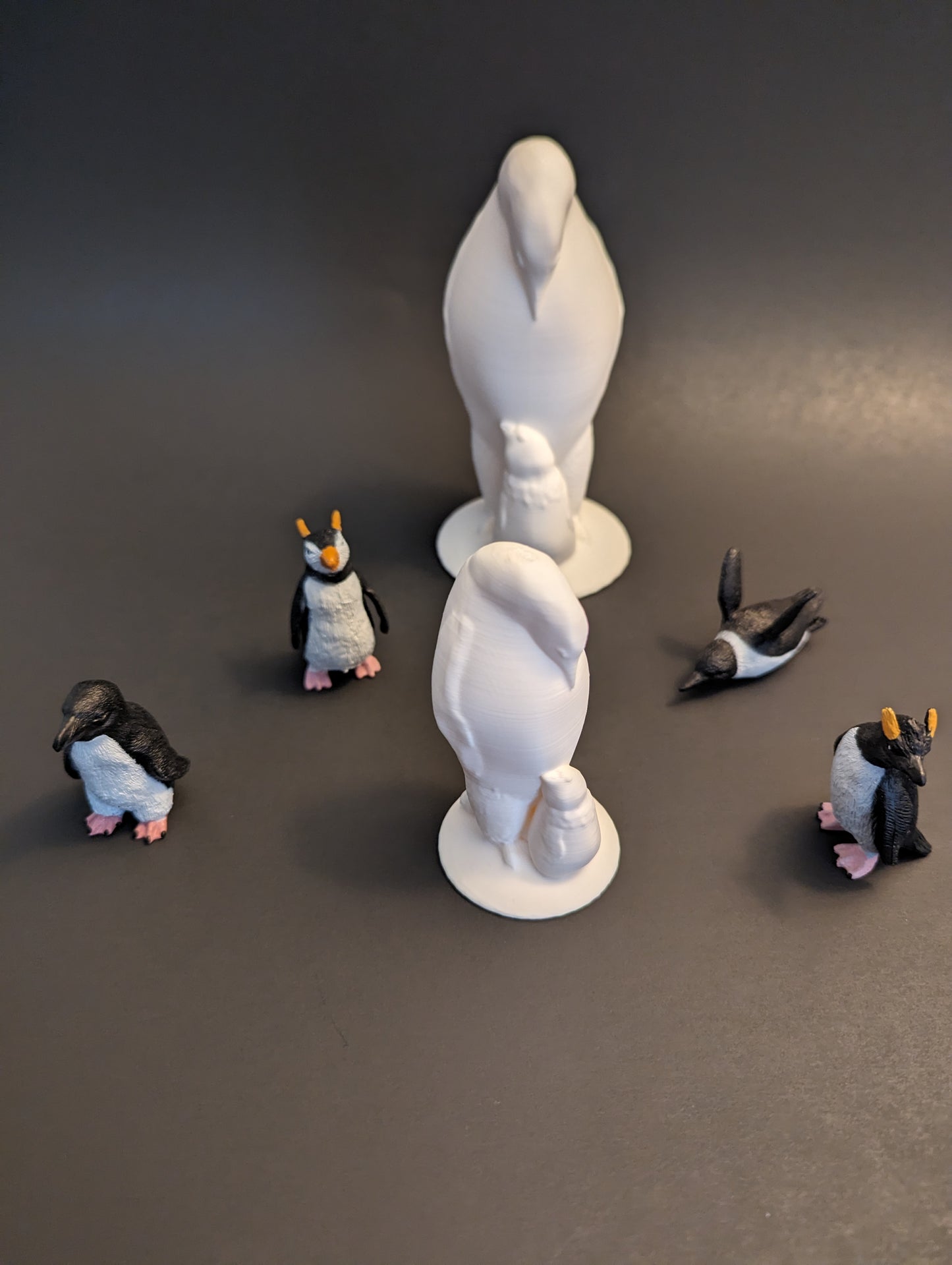 Penguin and Chick Sculpture